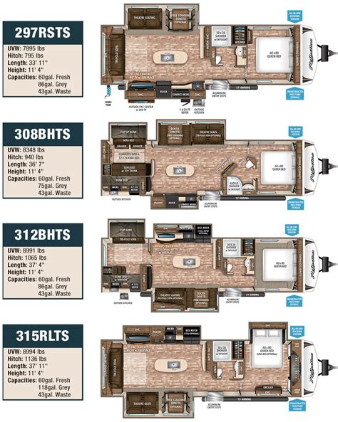 Grand Design Reflection Fifth Wheels - 303RLS, 318RST, 337RLS, 323BHS, 357BHS - Super-Lite Fifth ...