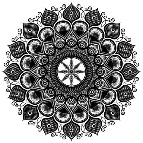 Mandala Designs, dharmachakra mandala with the wheel of dharma in ...