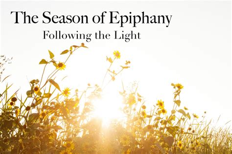 Season of Epiphany - Gloria Dei Lutheran Church