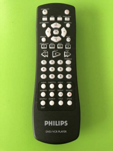 Philips Dvd/vcr Remote Control 996510001507 for Dvp3340 and Dvp3340v for sale online | eBay