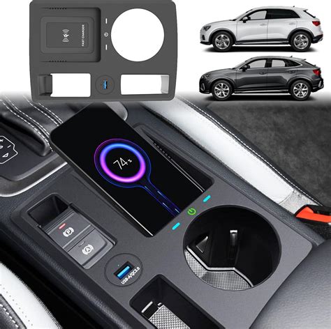 Amazon.com: Wireless Car Charger Compatible with Audi Q3 2019-2022/Q3 Sportback 2020-2022 All ...