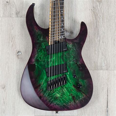 Legator Ninja N7FX Multi-Scale 7-String Guitar, Ebony | Reverb