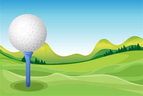 Golf Ball On Tee Vector Art, Icons, and Graphics for Free Download