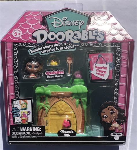 New Disney Doorables Moana Moana's Hut Exclusive Surprise! Super RARE ...