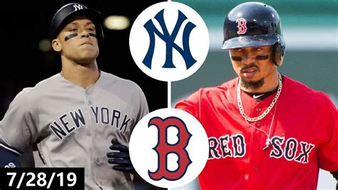 New York Yankees vs Boston Red Sox Highlights | July 28, 2019 (2019 MLB ...