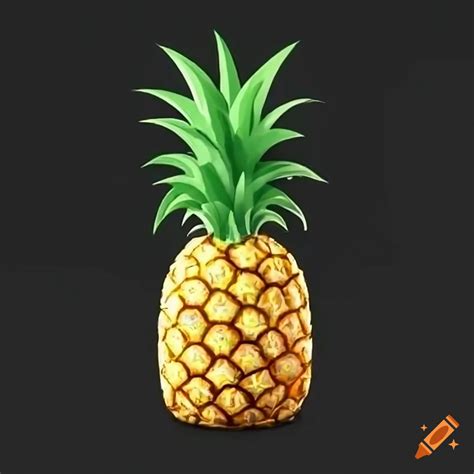 Animated pineapple on Craiyon