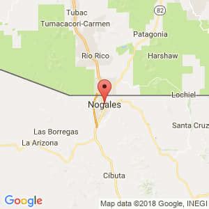 Nogales Mexico Map