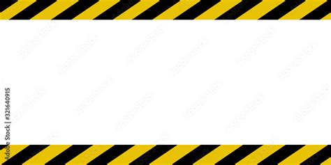 Black and yellow line striped. Caution tape. Blank warning background ...