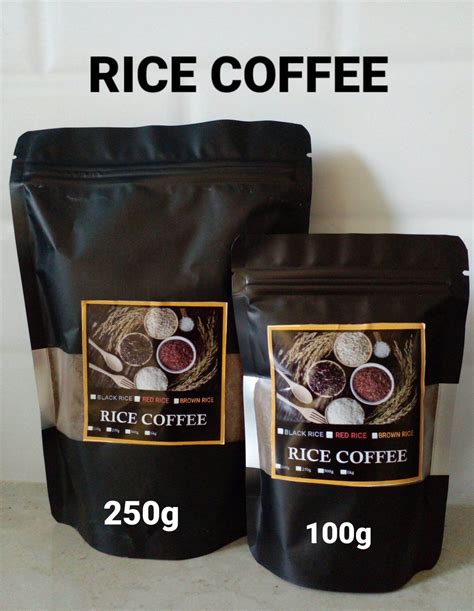 RICE COFFEE (250g) Blend of Roasted Black/Brown/Red Rice) | Lazada PH