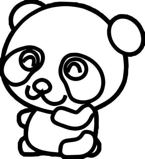 Desenhos de Pandas para imprimir e colorir