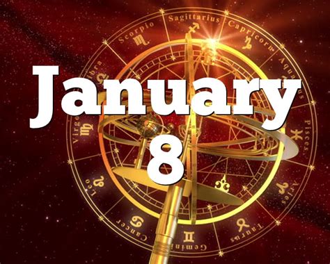 January 8 Birthday horoscope - zodiac sign for January 8th