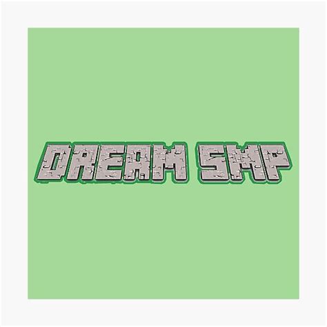 "Dream SMP Logo" Photographic Print for Sale by nicolepee | Redbubble