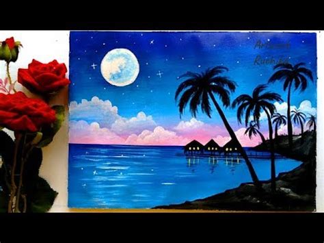 Youtube Acrylic Painting Tutorials Seascape / I walk you through my ...