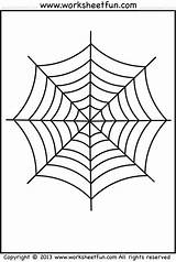 Spider Web Tracing And Coloring – 2 Halloween Worksheets  sketch template