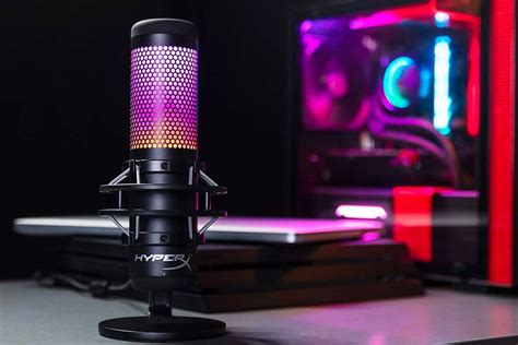 HyperX Quadcast S USB Microphone Adds RGB Lighting