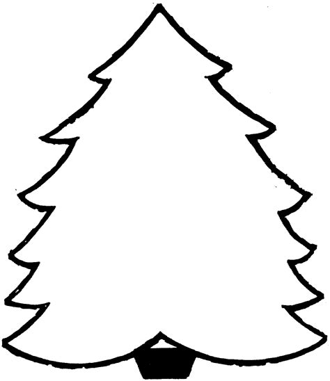 Christmas Tree Line Drawing - Cliparts.co