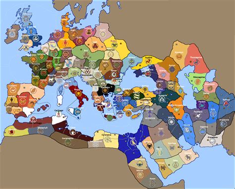 Medieval 2 Total War Kingdoms Map