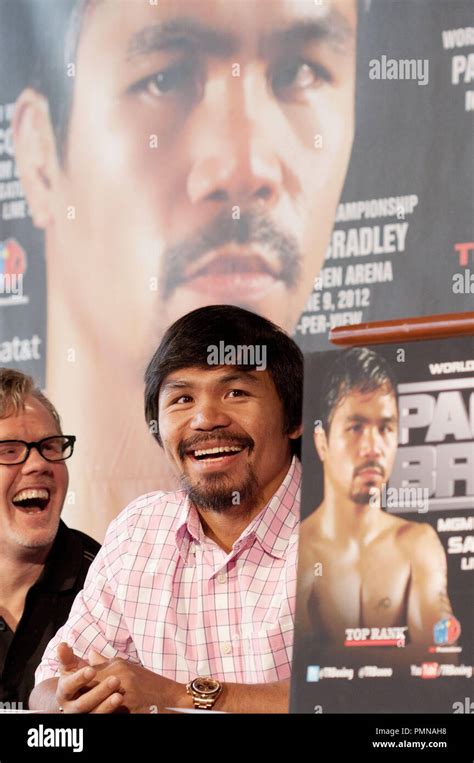 Manny Pacquiao at the "Manny Pacquiao and Timothy Bradley, Jr. New York ...