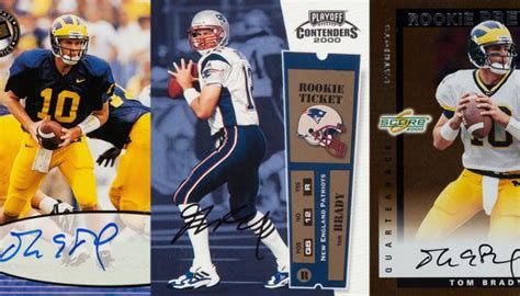 Tom Brady Rookie Autographs Guide, Gallery and Details