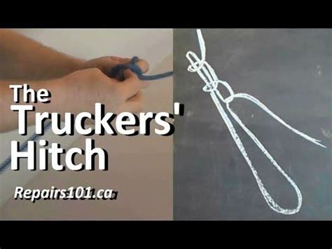 The Trucker's Hitch demonstrated three different ways for light ...