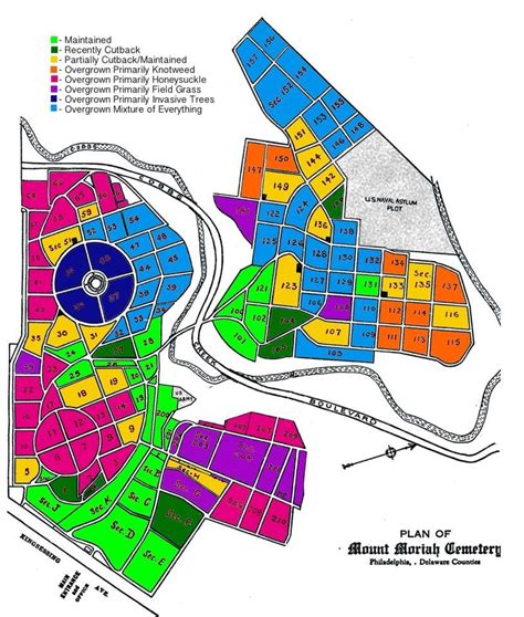 restoration-map of Mount Moriah Cemetery Philadelphia PA | Abandoned ...