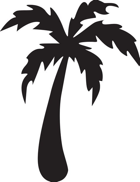 Palm Tree Svg Palm Outline Svg Beach Svgtropical Svg Plant - Etsy