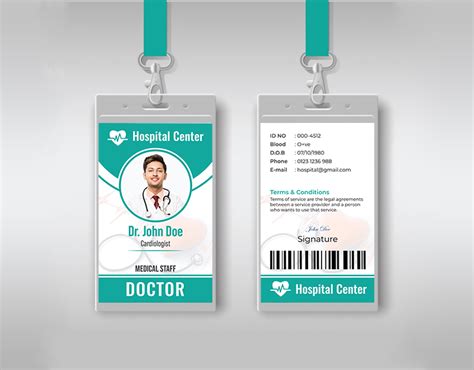 Hospital Staff ID Card Design | Behance