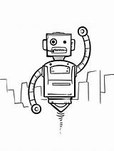 25 Free Robot Coloring Pages For Kids And Adults sketch template
