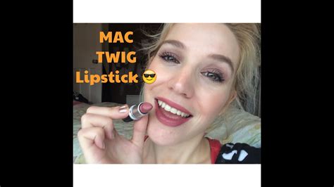 MAC 'TWIG' Lipstick Review & Dupe - YouTube