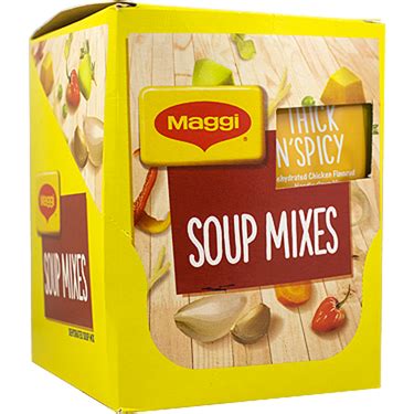 Maggi Soup Mix Thick N’ Spicy 12x60g – Now2Su