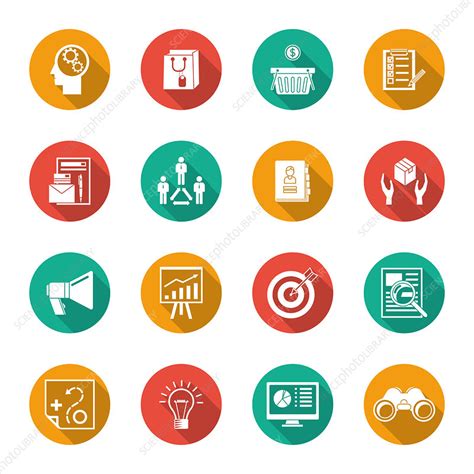 Website icons, illustration - Stock Image - F019/8460 - Science Photo ...