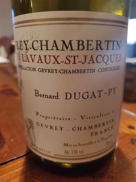 Domaine Bernard Dugat-Py, Gevrey-Chambertin Lavaux-Saint-Jacques 1er ...