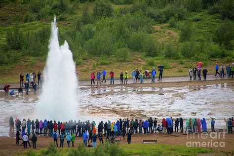 Strokkur geyser, Iceland Photograph by Jan Fritz - Fine Art America