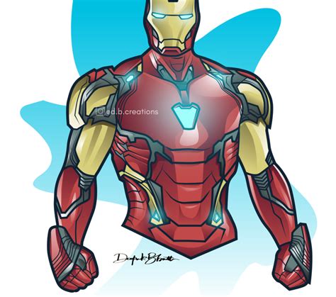 Iron Man Mark 85 by Deepak Bhatt on Dribbble