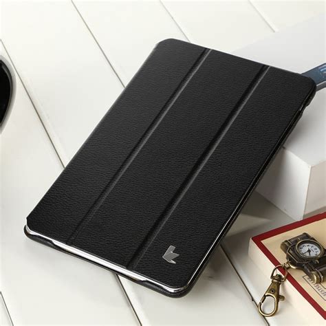 Classic Premium Leatherette Smart Cover Case // iPad Mini (Black ...