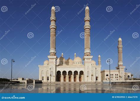 Yemen. Saleh Mosque in Sanaa Stock Image - Image of huge, allah: 67853955