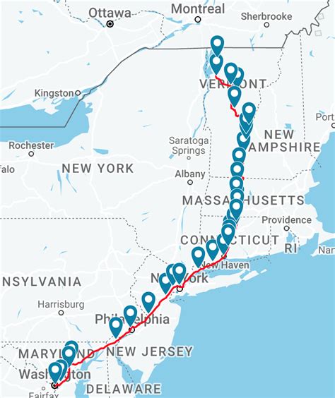 New England Trains: Amtrak, Metro North, Shore Line East, MBTA & More