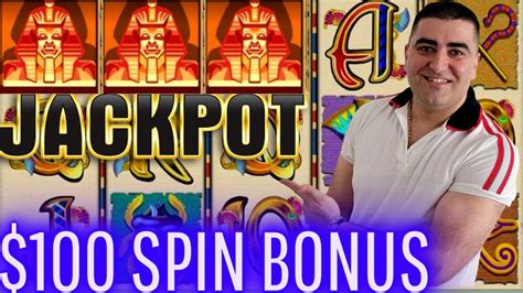 $100 Spin JACKPOT On Cleopatra Slot Machine - YouTube