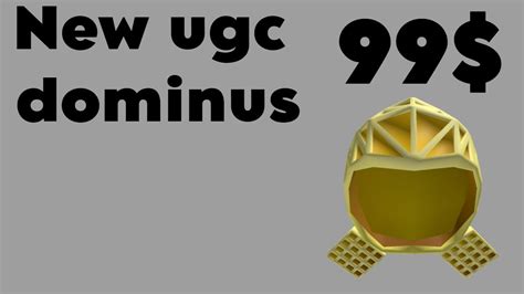 New ugc dominus - YouTube