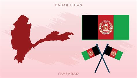 National map of Badakhshan, illustration flag size vector of Badakhshan 2084077 Vector Art at ...