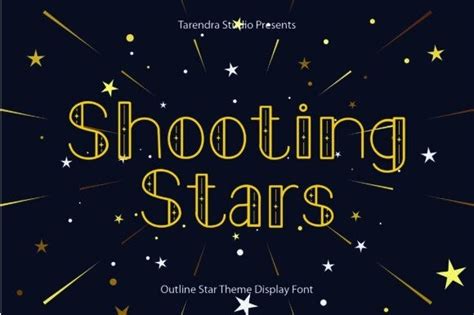 Shooting Stars Font - Free Font