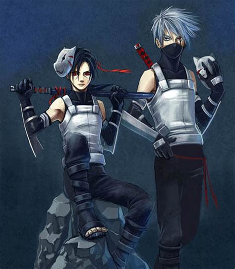 ANBU Itachi and Kakashi - Itachi Uchiha Fan Art (3262378) - Fanpop