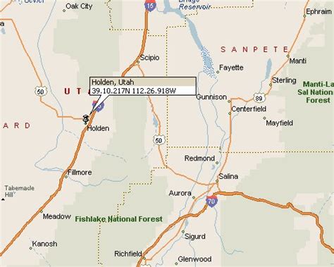 Holden, Utah Map 1