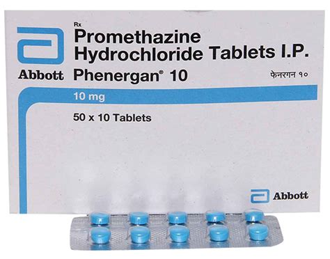 Phenergan 10 Promethazine Hydrochloride Tablets at Rs 30/stripe in Surat