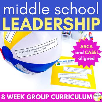 Leadership Activities - Group Counseling Lesson Plans for Middle School ...