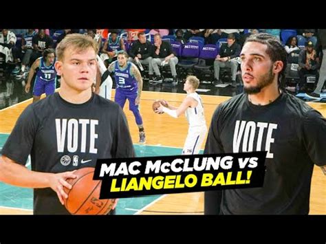 Mac McClung vs LiAngelo Ball! NBA G League Greensboro Swarm Delaware ...