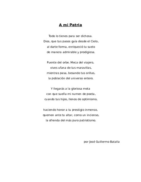 (DOC) A mi Patria | Denise Morales - Academia.edu