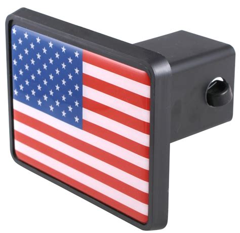 American Flag Trailer Hitch Cover DWD Plastics Hitch Covers TT-USAFL