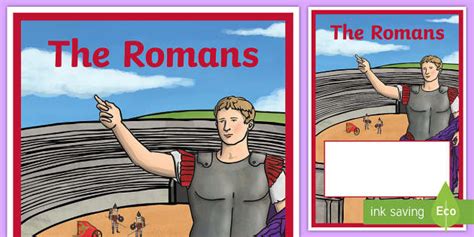 The Romans Book Cover (teacher made) - Twinkl