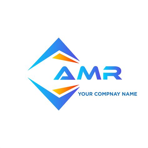 AMR abstract technology logo design on white background. AMR creative initials letter logo ...